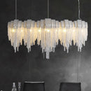 Ljojo Modern Lustre Tassel Chandelier LED Lighting for Living Dining Room Decor