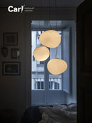Nordic Modern Glass Chandelier for Living Room Dining Room by Ljojo