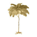 Ljojo Feather Floor Lamp: Luxury Standing Tree Light for Bedroom & Living Room Decoration