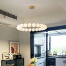 Modern LED Chandelier for Living Room Nordic Dining Room Pendant Lamps by Ljojo
