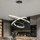 Ljojo LED Ring Pendant Chandeliers for Modern Dining Room Lighting