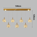 Ljojo Luxury Crystal Chandelier Pendant Light for Living Room Dining Room Ceiling Lighting