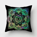 Ljojo Mandala Pattern Polyester Cushion Cover for Stylish Home Decor