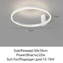 Ljojo LED Ring Ceiling Chandelier for Modern Home Lighting