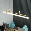 Ljojo LED Tube Pendant Chandelier for Home Decor