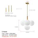 Modern Glass Pendant Lights Luxury Chandelier Hanging Lamps by Ljojo