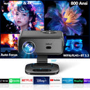 Ljojo™ M4 800Ansi Lumens Android12 Mini Projector 4K Full HD 1080P WiFi6