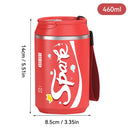 Ljojo 460ML Double Wall Stainless Steel Tumbler with Rope