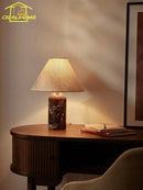 Danish Design Luxury Marble Art Decorative Table Lamp LED E14 for Home Decor by Ljojo