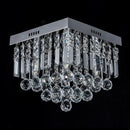 Ljojo LED Crystal Ceiling Lamps for Living Room Bedroom Dining Modern Minimalist Lighting