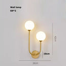 G9 Italian Copper Glass Bubble Chandelier by Ljojo - Luxury Hanging Lamp for Living Room
