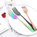 Ljojo Mirror Gold Stainless Steel Flatware Set - 4Pcs Dinnerware Cutlery Kit