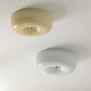 Ljojo Franch Cream Glass Ceiling Lamp DownLight Living Room Bedroom Glass Fixture