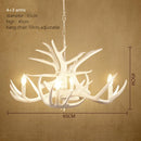 Medieval Wood Branch LED Pendant Chandelier - Stylish Hand-Knitted Design for Home Decor