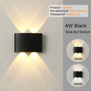 Ljojo LED Wall Sconces - Modern Indoor Outdoor Up Down Lights for Living Room & Bedroom