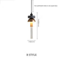 Ljojo LED Chandelier Kitchen Island Light Fixture Glass Metal Elegant Hanging Lamp Dining Room