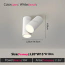 Ljojo LED Ceiling Spotlight for Modern Retro Lighting in Home and Office