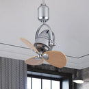 Ljojo 16 Inch Mini Dual Purpose Ceiling Fan for Living Room and Bar