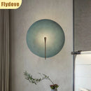Ljojo Mini Metal Plate Wall Light for Nordic Living Room Decor