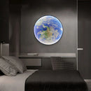 LED Moon Wall Lamp by Ljojo: Luxe Living Room Bedroom Balcony Art Light