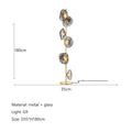 Italian Minimalist LED Floor Lamp Smoke Gray Glass for Artistic Home Decor by Ljojo