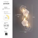French Glass Wall Lamp Cream Style Modern Simple Living Room Corridor Bedside Aisle Entrance Bedroom Restaurant Wall Light by Ljojo