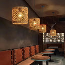 Bamboo Woven Pendant Lamp: Rattan Zen Tea House Lantern by Ljojo