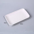 Ljojo Melamine Rectangular Noodle Plate for Hot Pot and Barbecue