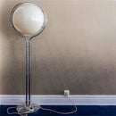 E27 LED Metal Chrome Desk Lamp with White Acrylic Ball Lights by Ljojo