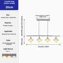Modern Glass Pendant Light Fixture Designer Creative Island Bedroom Hallway Ljojo Lighting