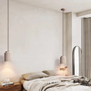 Art Deco Stone Pendant Lamp | Adjustable Wire Suspended Lighting by Ljojo