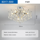 Ljojo Luxury Chrome LED Ceiling Chandelier - Elegant Home Decor and Lighting