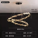 Ljojo Modern Minimalist LED Crystal Chandelier for Living Room 2025 - New Light Luxury Design