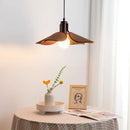 Ljojo Wabi Sabi Style Petal Fabric Pendant Light for Dining Room Chandelier