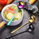 Ljojo Long Handle Soup Spoon - Stainless Steel Cutlery Dinnerware