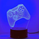 3D Game Controller Light - Birthday Gift for Children and Male Gamers - Night Light Game Decoration