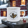 Ljojo Love Enamel Mug Set - Romantic Couples Coffee Cups