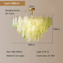 Modern Luxury Glass Living Room Pendant Lights | French Retro Chandelier by Ljojo