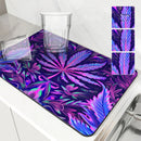 Ljojo 3D Coffee Mat: Quick Dry Kitchen Drying Mat & Bathroom Drain Pad