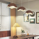 Modern LED Wooden Lampshade Pendant Lights for Living Room Dining Room | Ljojo