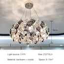Ljojo Luxury Crystal Chandelier: Modern Gold Bedroom Living Room Lighting Fixtures