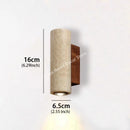 Ljojo Wabi Sabi Yellow Travertine Stone Wall Lamp Vintage Sconce for Bedroom and Living Room