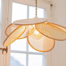 Modern LED Rattan Flower Pendant Light Chandelier - Ljojo