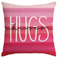 Ljojo Love Kiss Hug Pattern Decor Pillowcase for Home Sofa, Gift for Valentine's Day