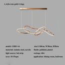 Modern Irregular Ring LED Pendant Light Chandelier - Ljojo