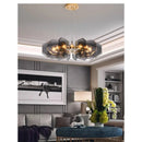 Ljojo Modern American Style Black Pendant Light for Indoor Living Room and Bedroom