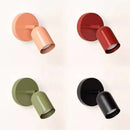Ljojo Macaron Iron Wall Lamp: Modern Nordic Rotatable LED Light for Home Decor