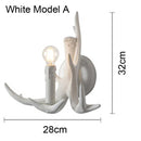 Antler LED Ceiling Pendant Lamps: Creative Rustic Home Decor Chandelier by Ljojo.