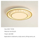 Ljojo Modern Acrylic LED Ceiling Lamp for Luxury Living Room and Bedroom