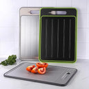 Ljojo 3-in-1 Cutting Board with Knife Sharpener & Garlic Grinder
